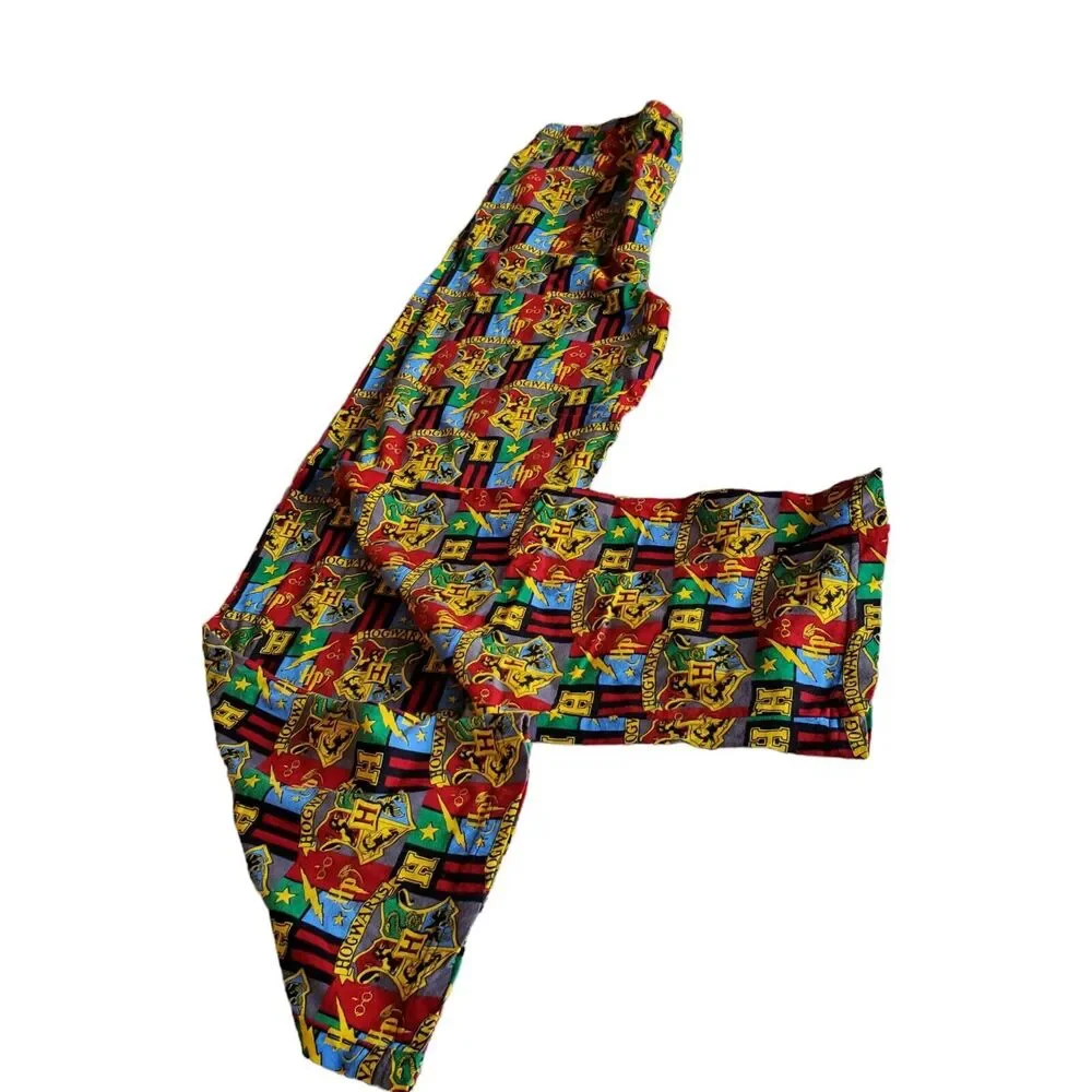 Harry Potter Men's  Size XL 4 House's  Crest Graphic Hogwarts Pajama Lounge Pant